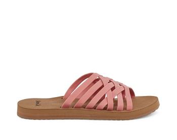 Sanuk Rio Badtofflor Flip Flop Dam Rosa Bruna | Sverige 532QMA